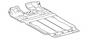 Toyota Sienna 11-12 floor covering gray for 7 seats