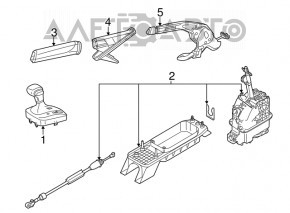 Parking Brake Lever VW Jetta 11-18 USA