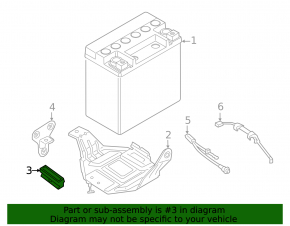 Battery mount BMW 7 G11 G12 16-22