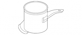 Mini Cooper F56 3d 14-24 Windscreen Washer Reservoir Neck 2 Parts, With Lid
