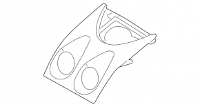 Nissan Rogue 08-10 Central Air Duct