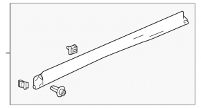 Left side sill for Honda CRV 12-16