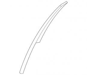 Door trim side front left Infiniti Q50 14-