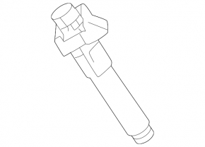 Right headlight washer nozzle for Lexus RX 23-26 Canada built