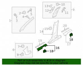 Inner front left door sill plate for Kia Sorento 21-25 HEV, PHEV, black