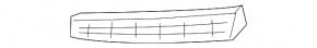 Right front bumper bracket for Hyundai Tucson 19-21