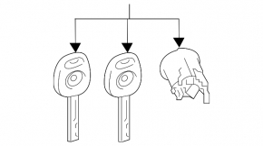 Toyota Rav4 19-20 3-button key