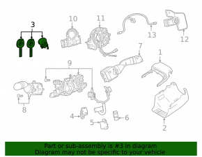 Toyota Rav4 19-20 3-button key