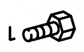 Flywheel bolt crankshaft Lexus IS250 06- 8pcs