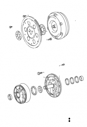 Lexus RX350 RX450h Crankshaft Flywheel Bolt 16-22 Set of 8
