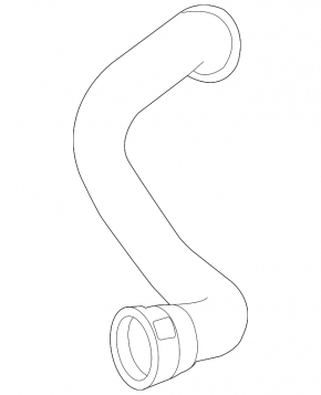 Upper radiator cooling pipe Mercedes W166 GLE 16-17 left, 2.1d