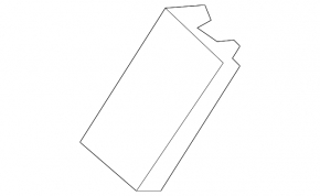 Mercedes W166 GLE 16-19 front bumper tow hook cap upper part, AMG pkg
