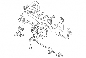 Mazda 6 14-17 underhood wiring with fuse box