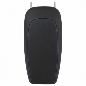 Console center armrest Ford Mustang Mach-E 21-23 leather black with blue stitching