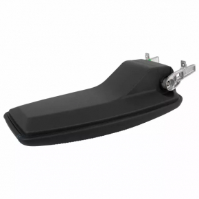 Ford Mustang Mach-E 21-25 armrest, black leather with blue stitching