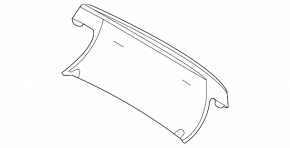 Lower rear bumper trim for Land Rover Range Rover Sport 18-22