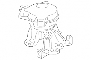 Right engine mount for Mitsubishi Galant 2010