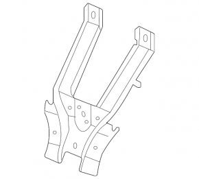 Left front bumper reinforcement bracket for Volkswagen ID.4 23-25