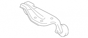 Muffler bracket rear right Lexus IS250 06-13