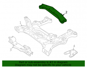 Front subframe crossmember Volkswagen ID.4 21-25 AWD