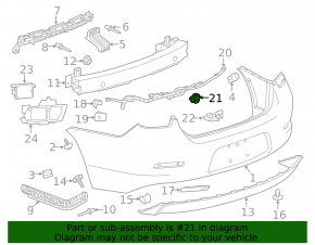 Chevrolet Volt 11-15 rearview camera without wiring