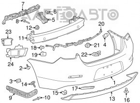 Chevrolet Volt 11-15 rearview camera without wiring