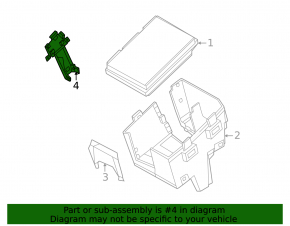 Nissan Murano z53 25-26 underhood fuse box cover