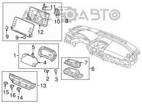 Monitor, display, navigation Honda Accord 18-20 chip