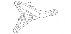 Nissan Rogue 21 2.5 AWD JP built hanger bearing bracket