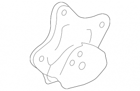 Rear shock absorber bracket left Toyota Sienna 21-25 upper