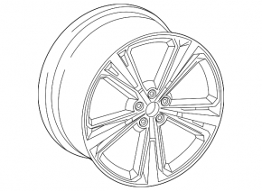 Wheel disk R21 x 10J ET20 Audi Q8 19-23 CY2 style