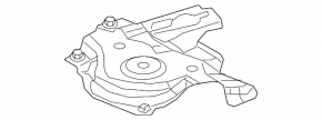 Front subframe bracket rear right Lexus ES250 ES300h ES350 19-26