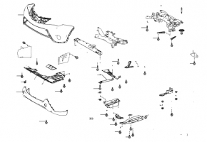 Central underbody protection for Toyota Rav4 13-18
