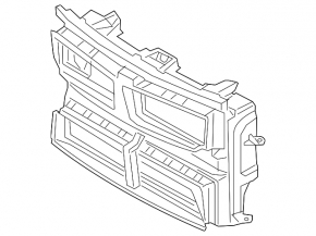 Radiator Deflector BMW X1 F48 16-19 B46
