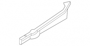 Right hood-wing seal BMW 2 F22 14-21 2014-21,