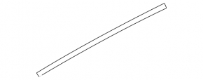 Upper rear left door molding for Subaru Outback 15-19 chrome