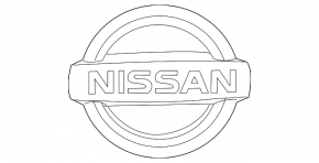 Nissan Versa 12-19 USA Grille Emblem
