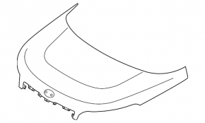 Naked hood Kia Soul 14-19