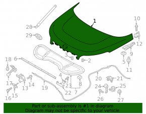 Naked hood Kia Soul 14-19