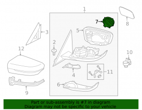 BMW 3 G20 19-25 Left Side Mirror Motor