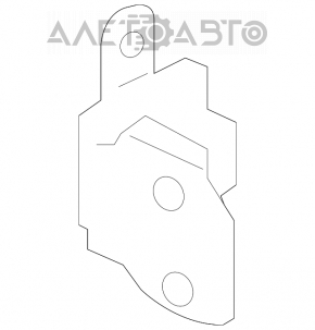 Lower front left door hinge for Suzuki Kizashi 10-15