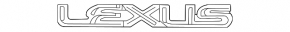 Emblem inscription Lexus trunk lid Lexus IS200 IS300 99-05