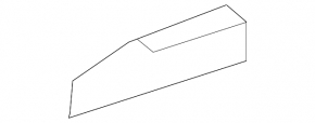Right fender molding for Lexus LS460 LS600h 07-12