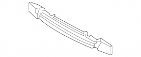 Front Bumper Absorber Audi A4 B8 13-16 Rest