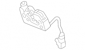Left hood lock for VW Atlas 24-26 with sensor
