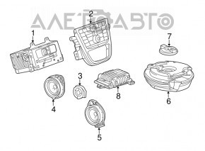 Buick Encore 13-16 multimedia control for navigation
