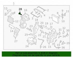 Interior Air Temperature Sensor Kia Niro 17-22