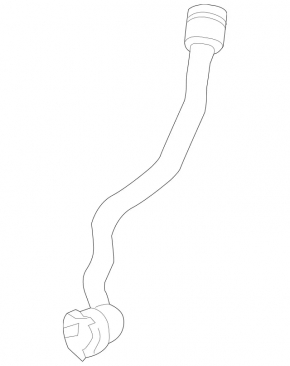 Cooling pipe for Mercedes GLA 14-20 reservoir