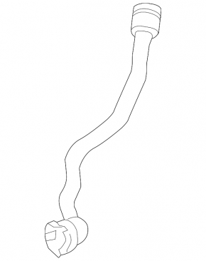 Cooling system hose Mercedes CLA 250 14-19