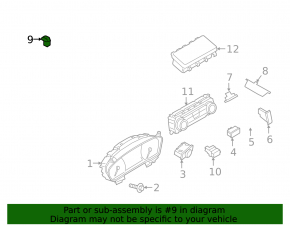 Ford Escape MK3 17-19 Light Sensor
